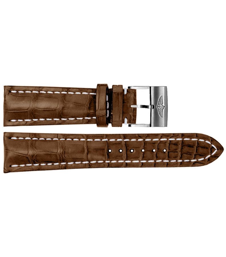 739P Breitling Brown Leather Strap