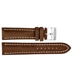 Breitling 20mm Brown Leather Strap with Steel Buckle 425X / 431X