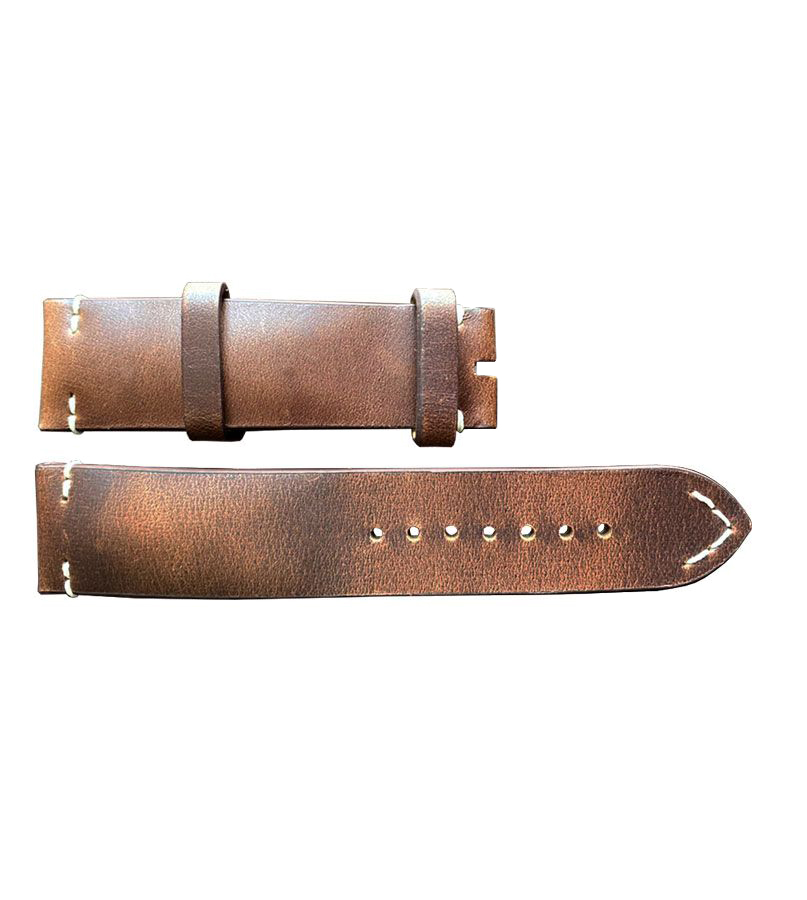 515X Breitling Brown Drakkar Calfskin Leather OEM Watch Strap for Sale