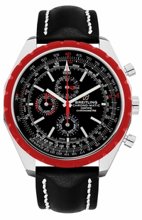 Breitling Chrono-Matic 1461 Red Bezel Men's Watch A1936003/BA94-441X