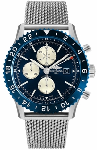 Breitling Chronoliner Blue Dial Men's Watch Y2431016/C970-159A
