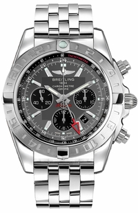 Breitling Chronomat 44 GMT Chronograph Grey Dial Men's Watch AB042011/F561-375A