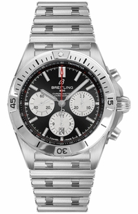 Breitling Chronomat B01 42 Black Dial Men's Watch AB0134101B1A1