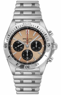 Breitling Chronomat B01 42 Copper Dial Men's Watch AB0134101K1A1