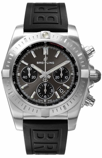 Breitling Chronomat Blackeye Grey Dial Men's Watch AB011510/F581-153S