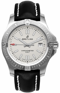 Breitling Chronomat Colt Automatic 41 Silver Dial Men's Watch A17313101G1X1