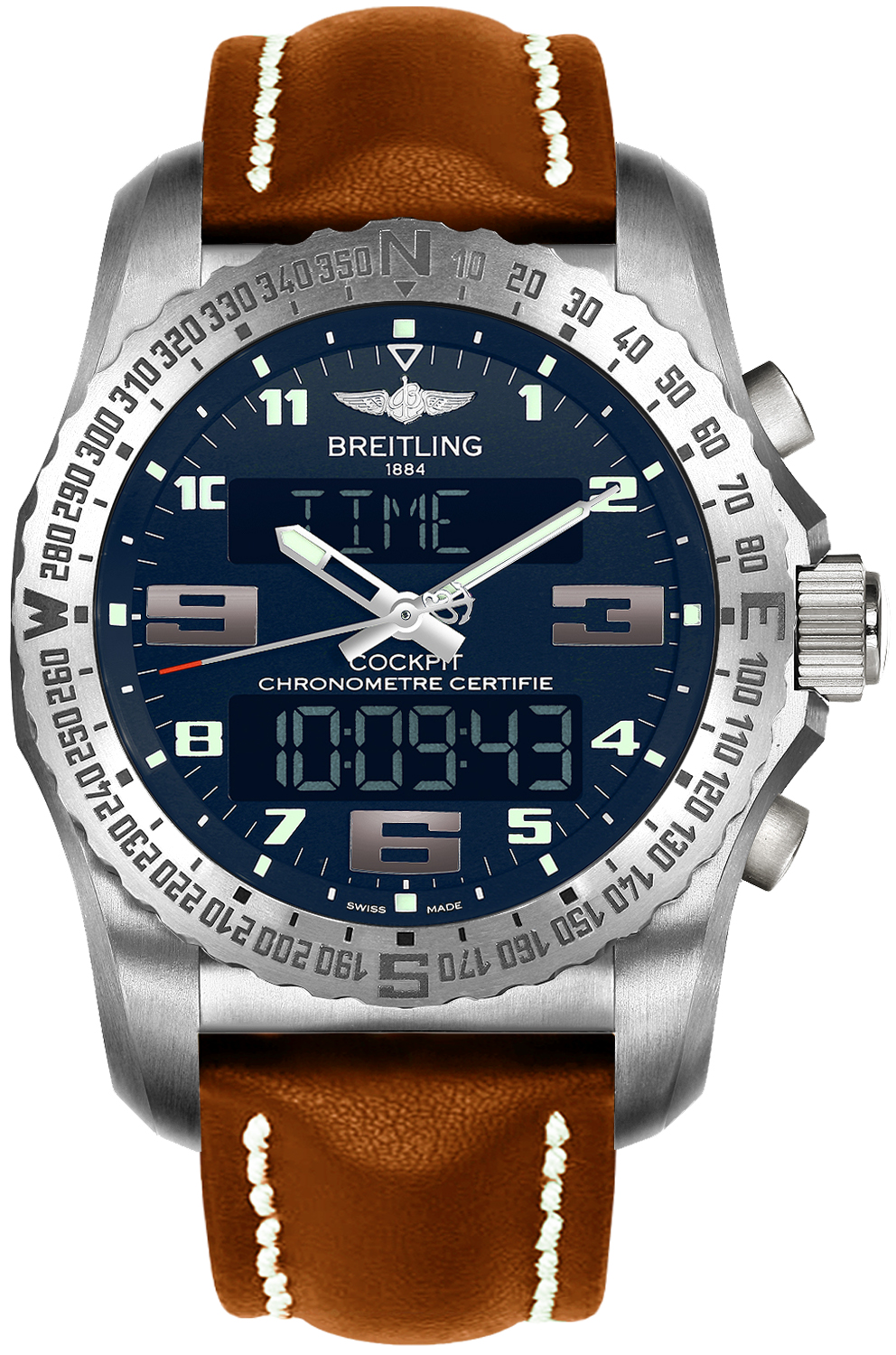 BREITLING 本革ケース セット Breitling 1884 レザーケースセット(から箱) Sustainable Watch