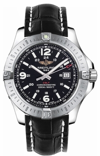 Breitling Colt Quartz 44 Black Dial Men's Watch A7438811/BD45-744P