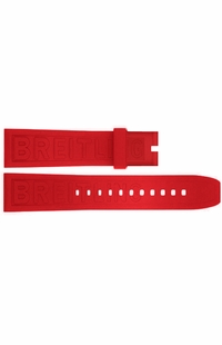 Breitling Diver Pro 22mm Red Rubber Strap 180SS