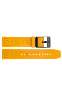Breitling Diver Pro 22mm Yellow Rubber Strap 175SS