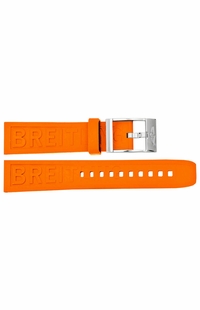 Breitling Diver Pro III 18mm Orange Rubber Strap 173S