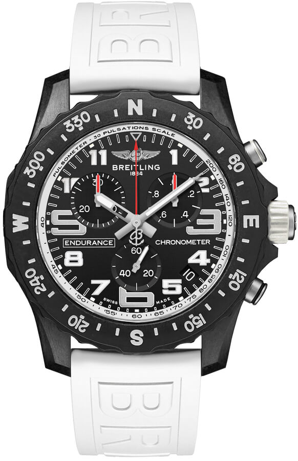 Breitling Endurance Pro - Black Arabic Dial & Rubber Strap