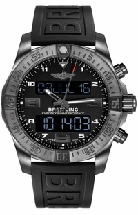 Breitling Exospace B55 46mm Black Rubber Strap Men's Watch VB5510H1/BE45-155S