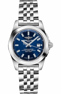 Breitling Galactic 29 Blue Dial Ladies Watch W72348121C1A1
