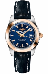 Breitling Galactic 32 Sleek Blue Dial Women's Watch C7133012/C952-210X