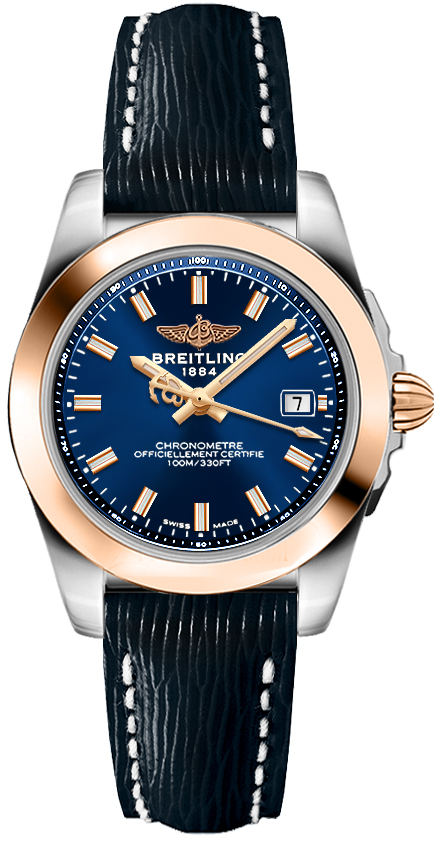 ブライトリング BREITLING C71330 ギャラクティック32 スリークエディション 8Pダイヤ PGベゼル クォーツ レディース 箱保証書付き_950805 BREITLING - ブライトリング BREITLING C71330 ギャラクティック32