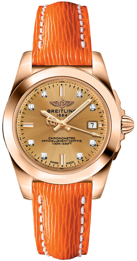 Breitling Galactic Diamonds Womens Watch H7133012/H550/255X