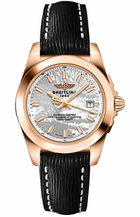 Breitling Galactic 32 Solid 18k Rose Gold Women's Watch H7133012/A802-208X