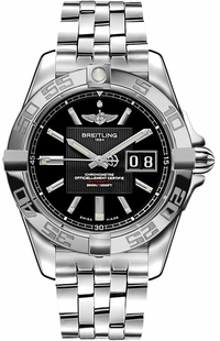 Breitling Galactic 41 Black Dial Men's Watch A49350L2/BA07-366A