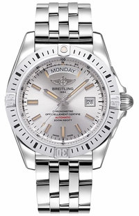 Breitling Galactic 44 Silver Dial Men's Watch A45320B9/G797-375A