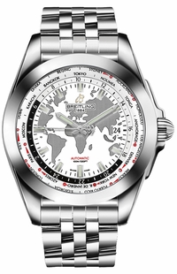 Breitling Galactic Unitime Men's Watch WB3510U0/A777-375A
