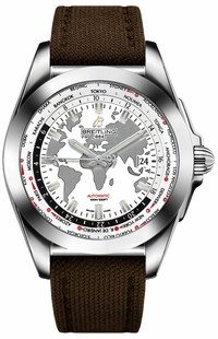 Breitling Galactic Unitime White Dial 44mm Men's Watch WB3510U0/A777-108W