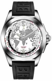 Breitling Galactic Unitime White Dial Men's Watch WB3510U0/A777-153S