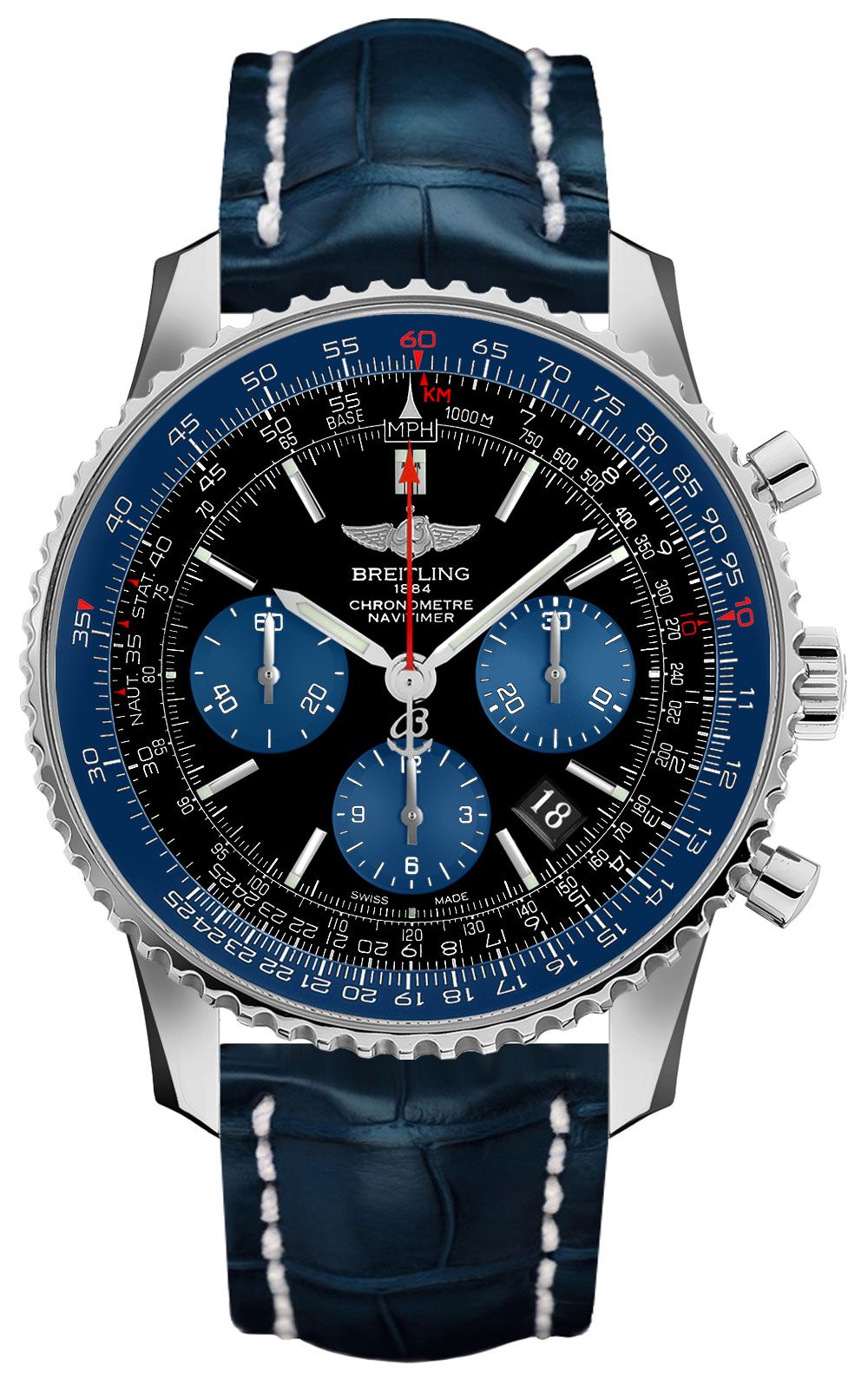 【1Es-il7.z0b様】BREITLINGPLUTONブライトリングプルトン Breitling Navitimer 01 AB012116/BE09-732P Mens Limited Edition