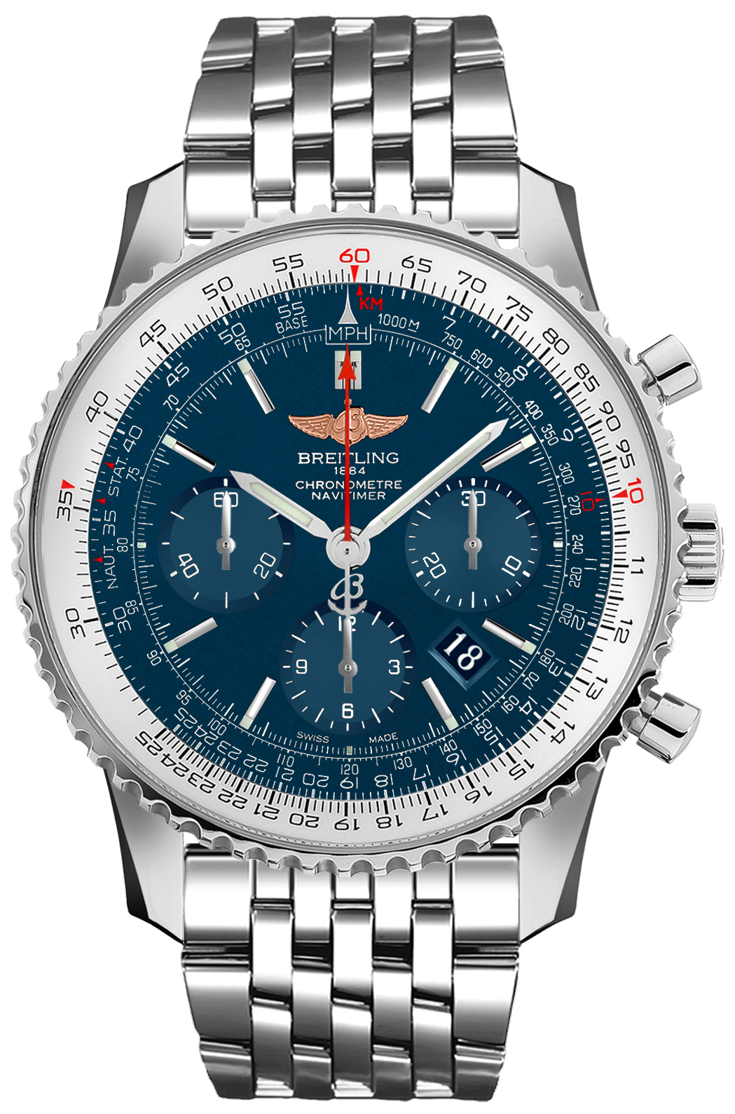 AB012721/C889 Breitling Blue Dial Watch