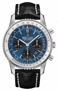 Breitling Navitimer 1 B01 Chronograph 43 Blue Dial Men's Watch AB012121/CA04-744P