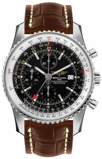 Breitling Navitimer 1 Black Dial GMT Men's Watch A2432212/B726-756P