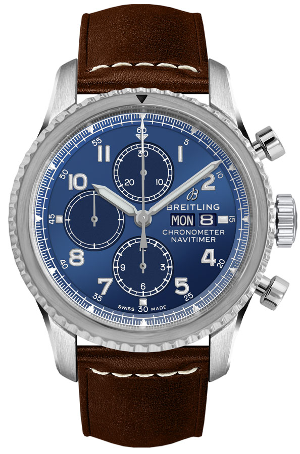 A13314101C1X2 Blue Breitling Navitimer Chronograph 43mm Men 