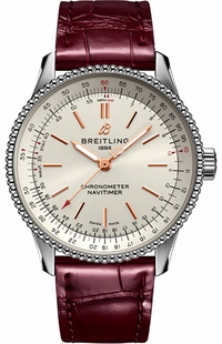 Breitling Navitimer Automatic 35 Silver Dial Women's Watch A17395F41G1P2
