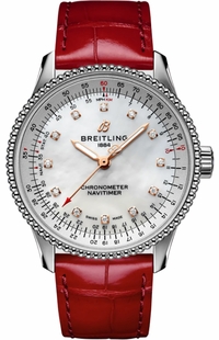Breitling Navitimer Automatic 35 Stainless Steel Women's Watch A17395211A1P6