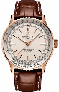 Breitling Navitimer Automatic 41 Silver Dial Rose Gold Men's Watch R17329F41G1P1
