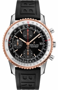 Breitling Navitimer Chronograph 41 Steel & 18k Red Gold Men's Watch U1332421/BG73-153S