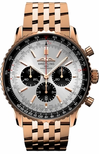 Breitling Navitimer Chronograph Rose Gold Men's Watch RB0137241G1R1