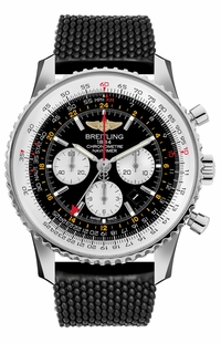 Breitling Navitimer GMT Black Dial Luxury Men's Watch AB044121/BD24-267S