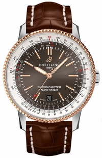 Breitling Navitimer Rose Gold Bezel Men's Watch U173265A1M1P1
