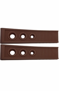 Breitling Ocean Racer 20mm Brown Rubber Strap 204S