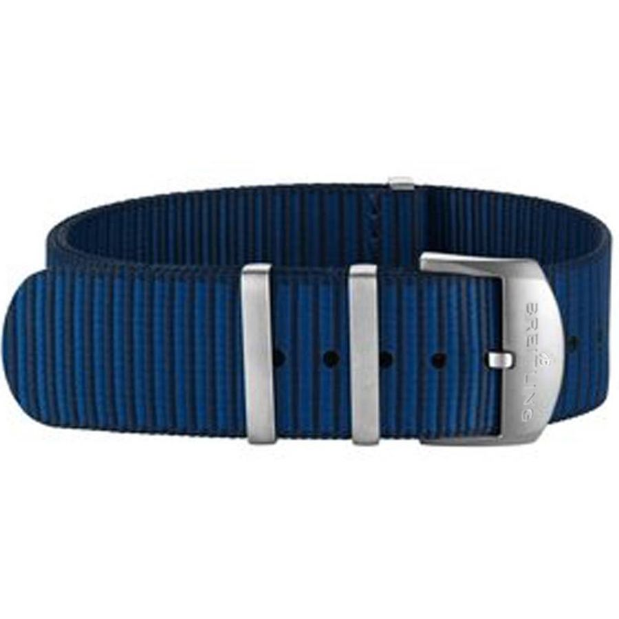 119W.A Breitling Outerknown 22mm Dark Blue Nylon Nato OEM Strap