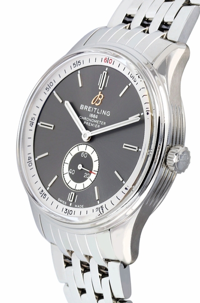 Breitling Premier Automatic 40mm Anthracite Dial Mens Watch - A37340351B1X1 main image 1