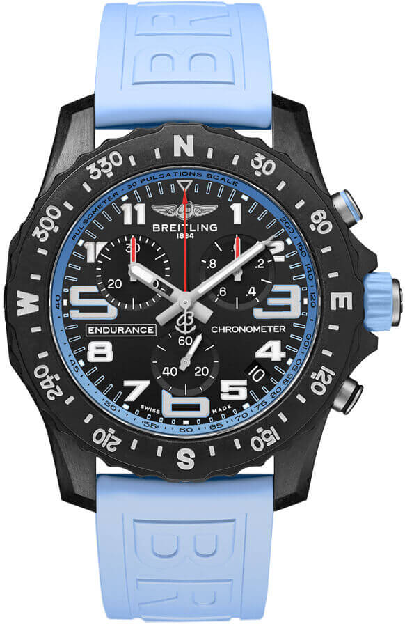 BREITLING エンデュランスプロ ブルーライト 人気モデルである「エンデュランス プロ」に新色ライトブルーが登場