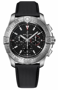 Breitling Super Avenger B01 Chronograph 46 Black Dial Men's Watch EB0148101B1X1