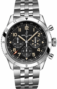 Breitling Super AVI B04 P-51 Mustang Steel Men's Watch AB04453A1B1A1