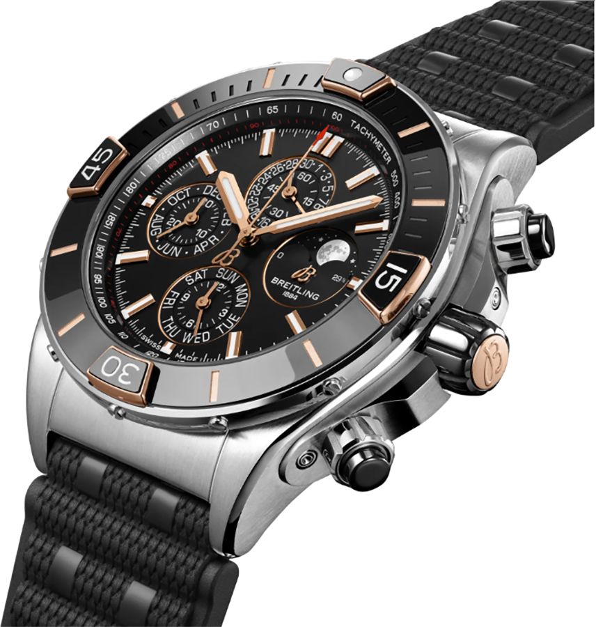 期間限定出品⭐︎Breitling⭐︎Chronomat 44 jsp Breitling Super Chronomat 44 Four Year Calendar Stainless