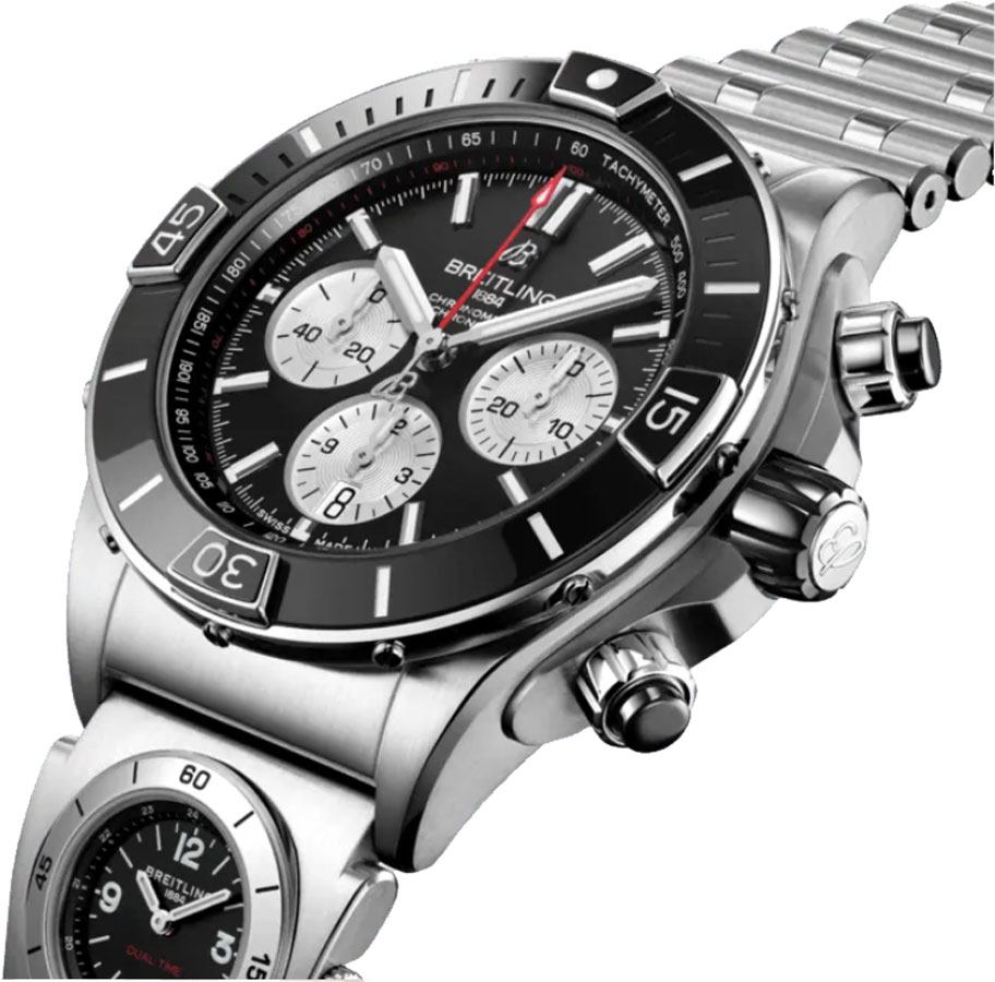 AB0136251B1A2 Breitling Super Chronomat B01 44 UTC Mens Watch