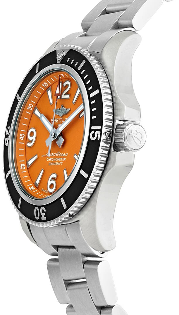 A17316D71O1A1 Lowest Price Breitling Superocean 36 Orange Watch
