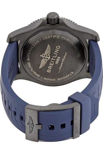 Breitling Superocean 46 Orologio Automatico Uomo - Quadrante Blu, Cinturino In Acciaio Nero, Subacqueo 2000m, Modello M17368D71C1S1