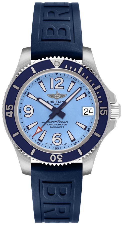 breitling superocean 36 blue